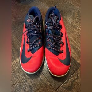 Nike Kids Red and Blue Sneakers